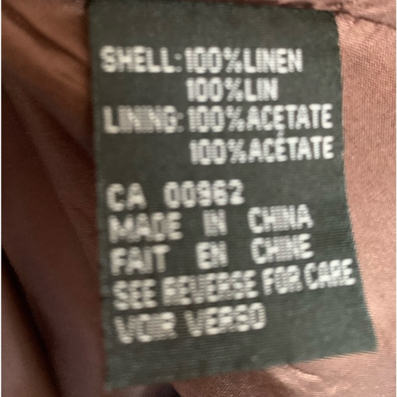 Carlie’s Court | Medium| 100% Linen | Brown sleeveless v-neck collar midi dress - Picture 6 of 6